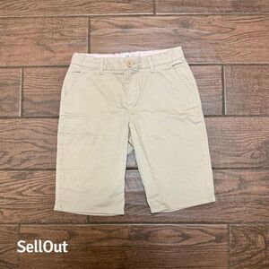 GAP Kids Girls Beige Bermuda Shorts Size 14 Adjustable Waist Casual